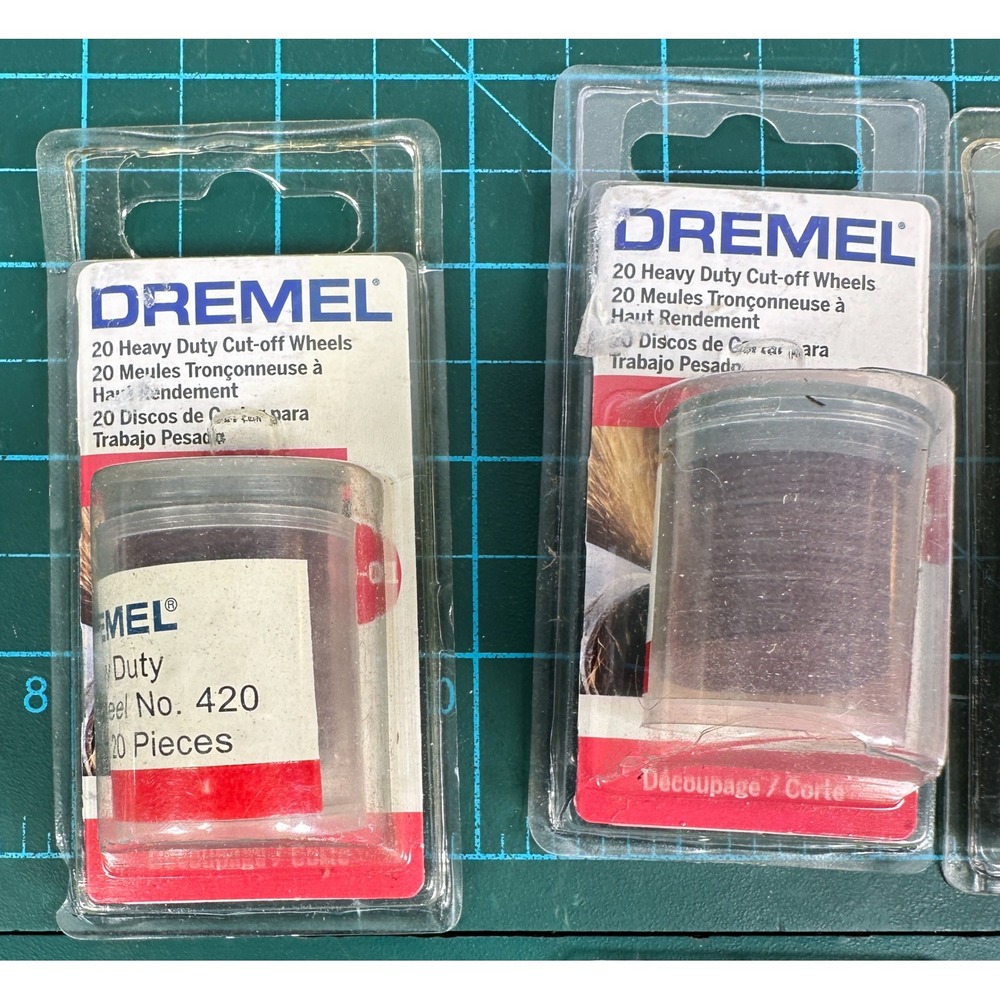 Dremel Rotary Tool Accessory Lot 420 453 454 512E & Keystone Separating Disks - Picture 2 of 6